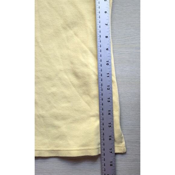 Top/Blouse-Quacker Factory-Yellow-V-Neck-Rhinestones-Sequins-3/4 Sleeves-XL - Picture 11 of 12